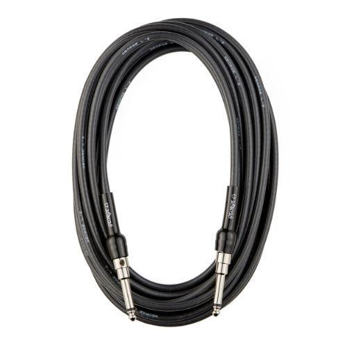 20 foot .225 black cable with straight plugs and relief jackets - George L&#39;s - Cables - KO Music Marketing