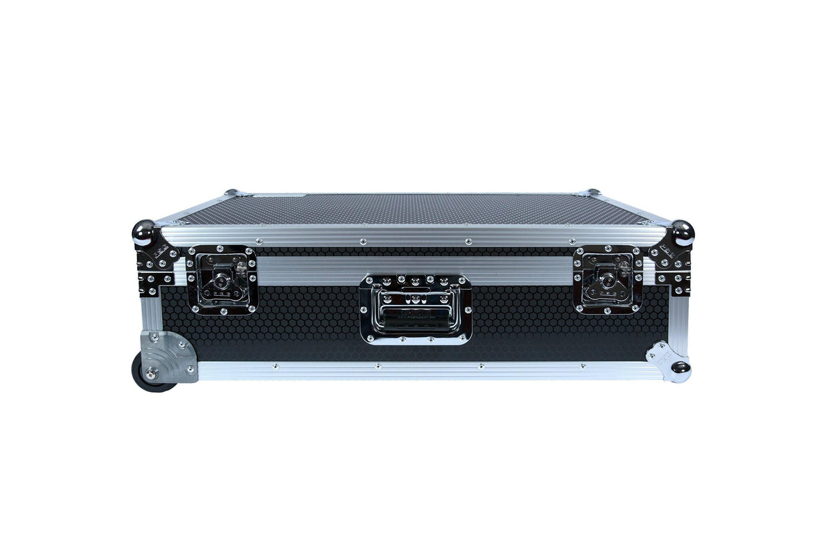 Pedaltrain Classic 3 with Wheeled Tour Case in Black Honeycomb Finish - Pedaltrain - 5 Rails, 8&quot; Incline, Black Honey Comb, Classic 3, Classic Series, Pedal Board w/ Tour Case, PT-3, Tour Case, Wheels, Width: 20&quot;-24&quot; - KO Music Marketing