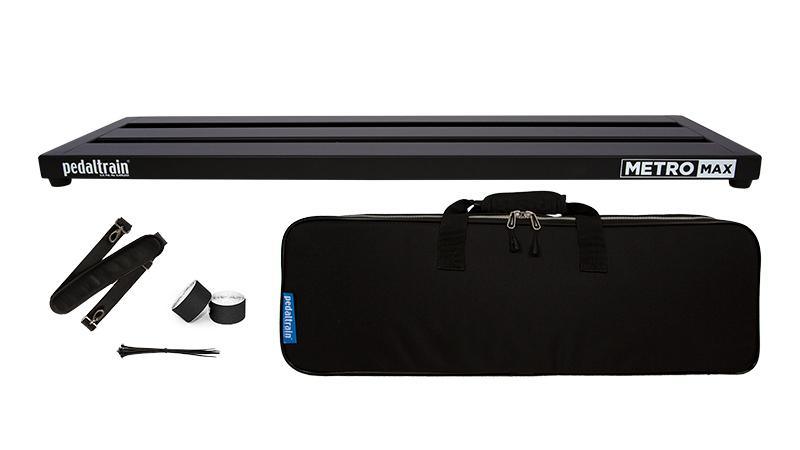 Pedaltrain Metro MAX with Soft Case - Pedaltrain - 3 Rails, Flat, Metro Series, Pedal Board w/ Soft Case, Soft Case - KO Music Marketing